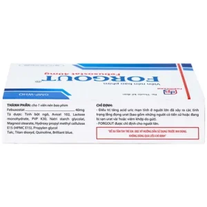 Nhà Thuốc Tiến Thành - Forgout 40mg 1
