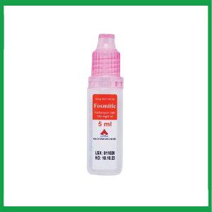 Nhà Thuốc Tiến Thành - Thuốc nhỏ tai Fosmitic 150mg/5ml trị viêm tai giữa, viêm màng nhĩ, viêm tai ngoài (Hộp 1 ống 5ml) 1 Nhà Thuốc Tiến Thành - Fosmitic2
