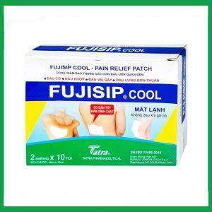 Cao dán Fujisip Cool Thiên Ân giảm đau cơ, đau khớp, đau vai gáy, đau lưng (10 túi)