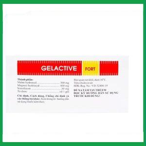 Nhà Thuốc Tiến Thành - Hỗn dịch uống Gelactive Fort làm dịu các triệu chứng trong rối loạn tiêu hóa (30 gói x 10ml) 1 Nhà Thuốc Tiến Thành - Gelactive Fort 2