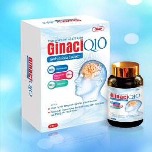 Nhà Thuốc Tiến Thành - GinaciQ10 - Hỗ trợ tăng cường lưu thông tuần hoàn não, giảm đau đầu, mất ngủ (Lọ 60 viên) 3 Nhà Thuốc Tiến Thành - GinaciQ10