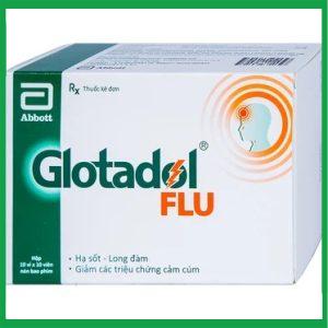 Thuốc Glotadol Flu Glomed hỗ trợ hạ sốt và long đàm