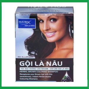 Nhà Thuốc Tiến Thành - Gội là nâu Matrix (10 gói x 30ml) 2 Nhà Thuốc Tiến Thành - Goi La Nau Matrix2