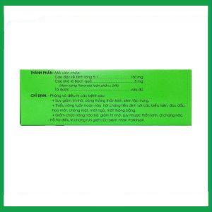 Nhà Thuốc Tiến Thành - Thuốc Hoạt Huyết Dưỡng Não bao đường Traphaco điều trị suy giảm trí nhớ, căng thẳng thần kinh (5 vỉ x 20 viên) 1 Nhà Thuốc Tiến Thành - HHDN TPC co duong 1