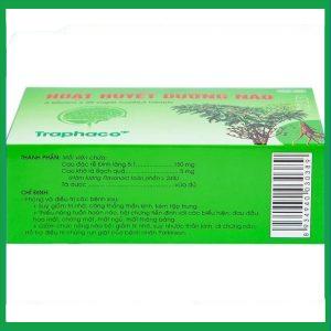 Nhà Thuốc Tiến Thành - Viên bao đường Hoạt Huyết Dưỡng Não Traphaco (5 vỉ x 20 viên) 3 Nhà Thuốc Tiến Thành - HHDN4