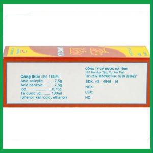 Nhà Thuốc Tiến Thành - Cồn thuốc chữa Hắc Lào Lang Ben Hadiphar (10ml) 2 Nhà Thuốc Tiến Thành - Hac Lao Lang Ben 2