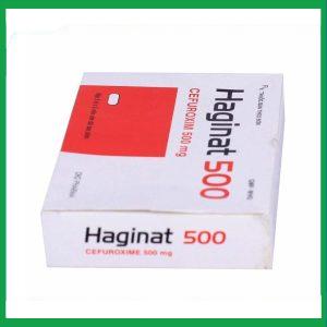 Nhà Thuốc Tiến Thành - Thuốc Haginat 500 DHG điều trị nhiễm khuẩn (2 vỉ x 5 viên) 1 Nhà Thuốc Tiến Thành - Haginat 500mg 2