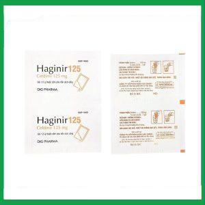 Nhà Thuốc Tiến Thành - Cốm Haginir 125 DHG điều trị nhiễm khuẩn (24 gói) 1 Nhà Thuốc Tiến Thành - Haginir 125 2
