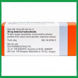 Nhà Thuốc Tiến Thành - Halixol 30mg3