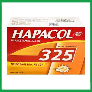 Thuốc Hapacol 325 DHG giảm đau, hạ sốt