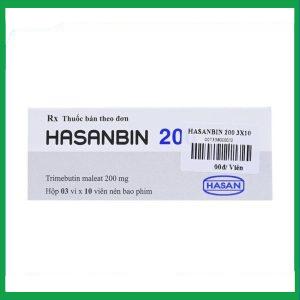Thuốc Hasanbin 200 điều trị rối loạn chức năng đường tiêu hóa và ống mật (3 vỉ x 10 viên)