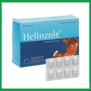 Thuốc Helinzole 20mg điều trị viêm loét dạ dày, tá tràng (3 vỉ x 8 viên)