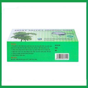Nhà Thuốc Tiến Thành - Thuốc Hoạt Huyết Dưỡng Não Phúc Vinh điều trị suy giảm trí nhớ, thiểu năng tuần hoàn não (5 vỉ x 20 viên) 1 Nhà Thuốc Tiến Thành - Hoat huyet duong nao 2