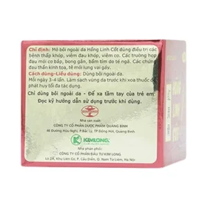 Nhà Thuốc Tiến Thành - Cao Hồng Linh Cốt Quapharco điều trị bệnh thấp khớp, viêm đau khớp (20g) 2 Nhà Thuốc Tiến Thành - Hong Linh Cot 2