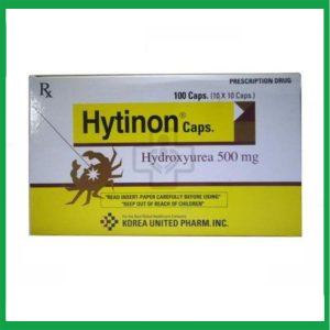 Thuốc Hytinon 500mg Korea United điều trị bệnh bạch cầu mạn tính dòng tủy (10 vỉ x 10 viên)