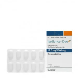 Nhà Thuốc Tiến Thành - Viên nén Jardiance Duo 12.5mg/1000mg điều trị đái tháo đường tuýp 2 (3 vỉ x 10 viên) 3 Nhà Thuốc Tiến Thành - Jardiance Duo 12.5mg 1000mg 3
