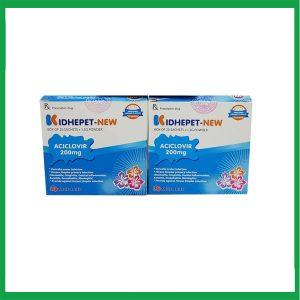 Thuốc Kidhepet new - Thuốc điều trị Zona và thuỷ đậu hiệu quả (Hộp 20 gói)