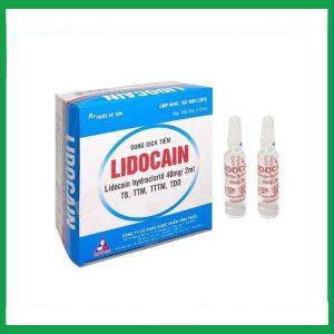 Dung dịch tiêm Lidocain 40mg/2ml Vinphaco gây tê tại chỗ niêm mạc trước (100 ống x 2ml)