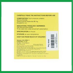 Nhà Thuốc Tiến Thành - Thuốc tiêm Lisanolona 80mg/2ml Lisapharma điều trị dị ứng, hen suyễn, viêm mũi dị ứng (5 ống) 2 Nhà Thuốc Tiến Thành - Lisanolona 1