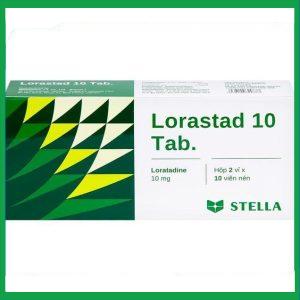 Nhà Thuốc Tiến Thành - Viên nén Lorastad 10 Tab giảm viêm mũi và mày đay mạn tính (2 vỉ x 10 viên) 4 Nhà Thuốc Tiến Thành - Lorastad 10 1