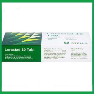 Nhà Thuốc Tiến Thành - Viên nén Lorastad 10 Tab giảm viêm mũi và mày đay mạn tính (2 vỉ x 10 viên) 3 Nhà Thuốc Tiến Thành - Lorastad 10 2