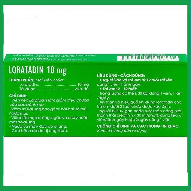 Loratadin-10mg-Traphaco-3.jpg Nhà Thuốc Tiến Thành - Loratadin 10mg Traphaco 3
