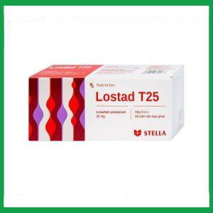 Thuốc Lostad T25 25mg Stella điều trị tăng huyết áp (3 vỉ x 10 viên)