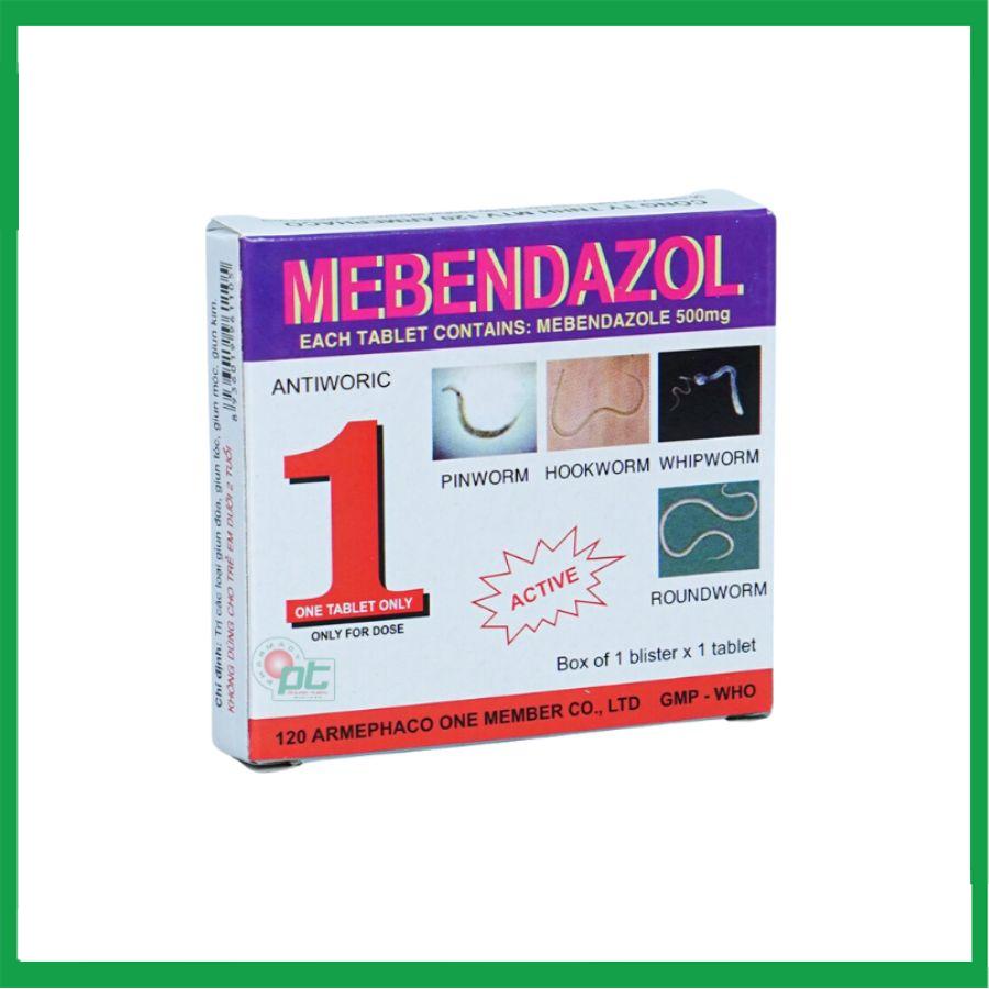 Mebendazol-500mg.jpg Nhà Thuốc Tiến Thành - Mebendazol 500mg