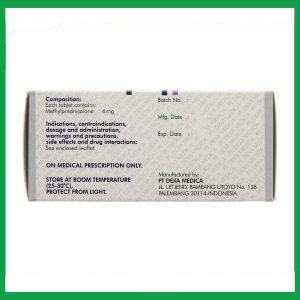 Nhà Thuốc Tiến Thành - Viên nén Medexa 4mg chống viêm, giảm viêm khớp dạng thấp (10 vỉ x 10 viên) 1 Nhà Thuốc Tiến Thành - Medexa 2