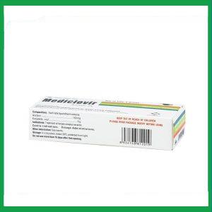 Nhà Thuốc Tiến Thành - Thuốc mỡ tra mắt Mediclovir 3% điều trị viêm giác mạc (5g) 1 Nhà Thuốc Tiến Thành - Mediclovir 2