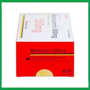 Nhà Thuốc Tiến Thành - Medisamin 500mg trị và phòng ngừa chảy máu (10 vỉ x 10 viên) 1 Nhà Thuốc Tiến Thành - Medisamin 2