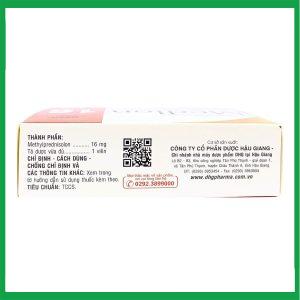 Nhà Thuốc Tiến Thành - Thuốc kháng viêm Medlon 16 1 Nhà Thuốc Tiến Thành - Medlon2