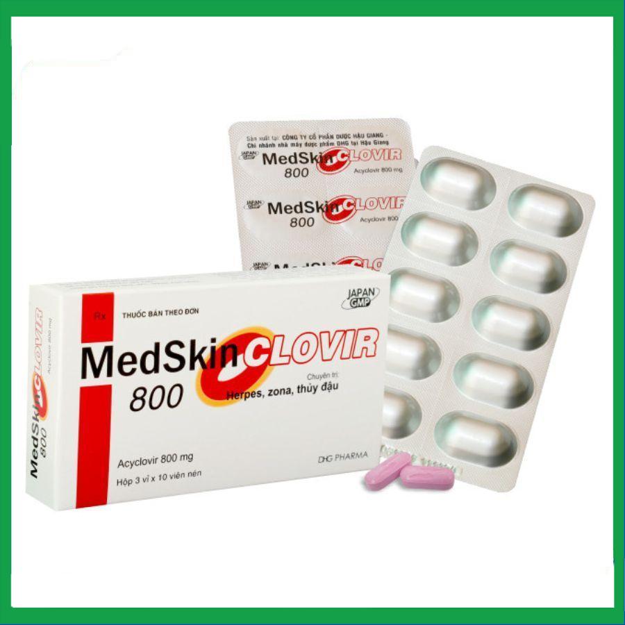 Medskin-Clovir-800-1.jpg Nhà Thuốc Tiến Thành - Medskin Clovir 800 1