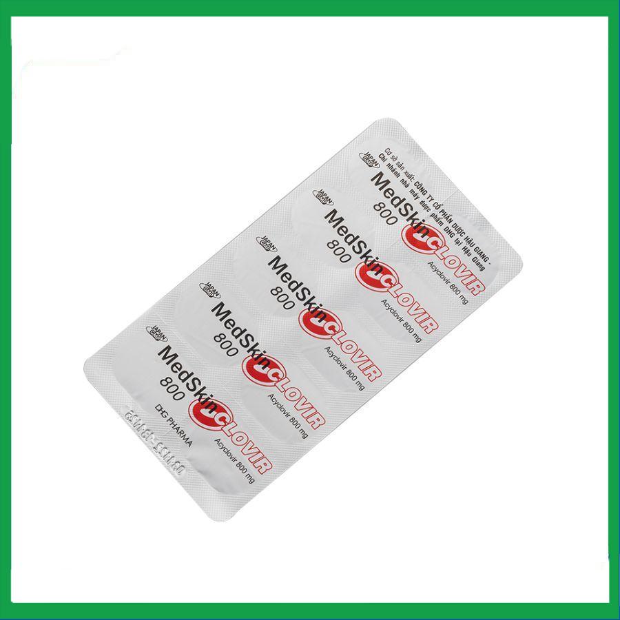 Medskin-Clovir-800-2.jpg Nhà Thuốc Tiến Thành - Medskin Clovir 800 2