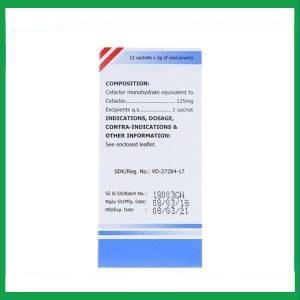 Nhà Thuốc Tiến Thành - Thuốc bột uống Mekocefaclor 125mg điều trị viêm họng, viêm phế quản (12 gói) 1 Nhà Thuốc Tiến Thành - Mekocefaclor 2