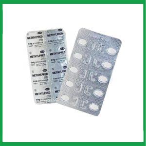 Nhà Thuốc Tiến Thành - Methylpred-NIC 4mg kháng viêm, điều trị viêm khớp dạng thấp, lupus ban đỏ hệ thống (Hộp 3 vỉ x 10 viên 2 Nhà Thuốc Tiến Thành - Methylpred NIC 4mg 1