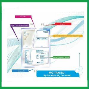 Nhà Thuốc Tiến Thành - Dịch truyền MG-Tan 960ml cung cấp nước, chất điện giải, acid amin và calo 1 Nhà Thuốc Tiến Thành - Mg tan 9601