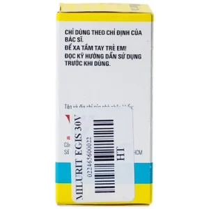 Nhà Thuốc Tiến Thành - Viên nén Milurit 300mg Egis Pharma điều trị bệnh gout, phòng ngừa bệnh sỏi axit uric (30 viên) 3 Nhà Thuốc Tiến Thành - Milurit 300mg 3
