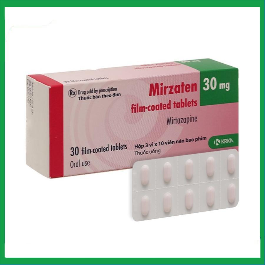 Mirzaten-30mg.jpg Nhà Thuốc Tiến Thành - Mirzaten 30mg