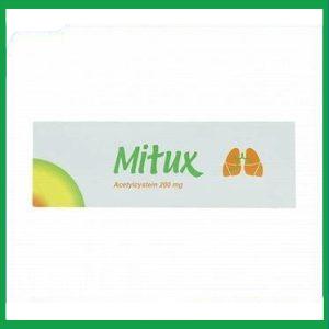 Nhà Thuốc Tiến Thành - Bột uống Mitux 200mg DHG làm loãng chất nhầy đường hô hấp 2 Nhà Thuốc Tiến Thành - Mitux 200mg2