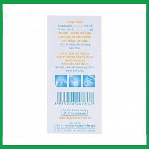 Nhà Thuốc Tiến Thành - Bột uống Mitux E 100mg DHG Pharma làm loãng chất nhầy 1 Nhà Thuốc Tiến Thành - Mitux E 2