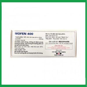 Nhà Thuốc Tiến Thành - Thuốc Mofen 400 giảm đau , chống viêm 3 Nhà Thuốc Tiến Thành - Mofen 1
