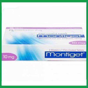 Nhà Thuốc Tiến Thành - Viên nén Montiget 10mg điều trị suyễn mạn tính (2 vỉ x 7 viên) 1 Nhà Thuốc Tiến Thành - Montiget 4