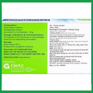 Nhà Thuốc Tiến Thành - Montiget 5mg3