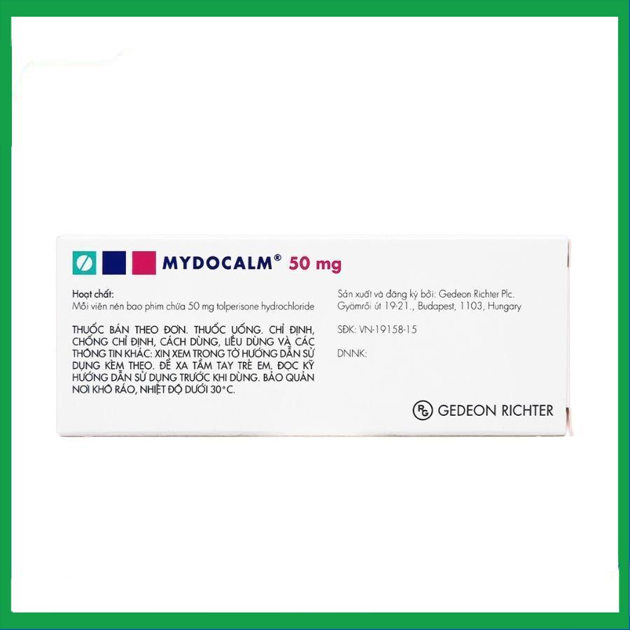 Mydocalm-50mg-3.jpg Nhà Thuốc Tiến Thành - Mydocalm 50mg 3