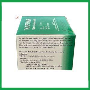 Nhà Thuốc Tiến Thành - Thuốc bổ sung vitamin Naphar With Amino Acids hộp 10 vỉ x 15 viên 1 Nhà Thuốc Tiến Thành - Naphar with Amino Acids 3