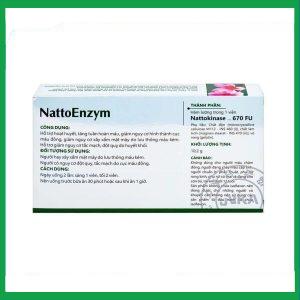 Nhà Thuốc Tiến Thành - Viên uống NattoEnzym DHG hỗ trợ hoạt huyết, tăng tuần hoàn máu (3 vỉ x 10 viên) 1 Nhà Thuốc Tiến Thành - NattoEnzym DHG3
