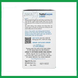 Nhà Thuốc Tiến Thành - Viên uống NattoEnzym 1000 tan cục máu đông trong lòng mạch, tăng tuần hoàn máu (60 Viên) 1 Nhà Thuốc Tiến Thành - Nattoenzym 1000 2