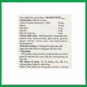 Nhà Thuốc Tiến Thành - Dung dịch uống Neopeptine F Drops Raptakos hỗ trợ tăng cường tiêu hóa và hấp thu thức ăn (15ml) 3 Nhà Thuốc Tiến Thành - Neopeptine F chinh 3