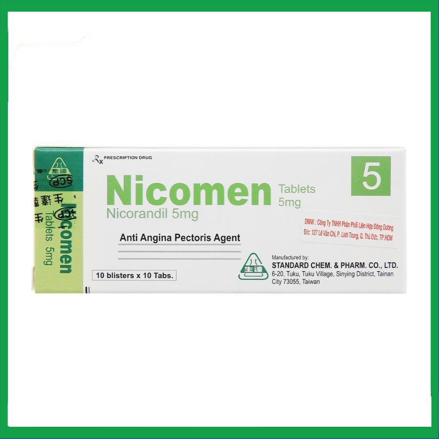 Nicomen-5mg.jpg Nhà Thuốc Tiến Thành - Nicomen 5mg